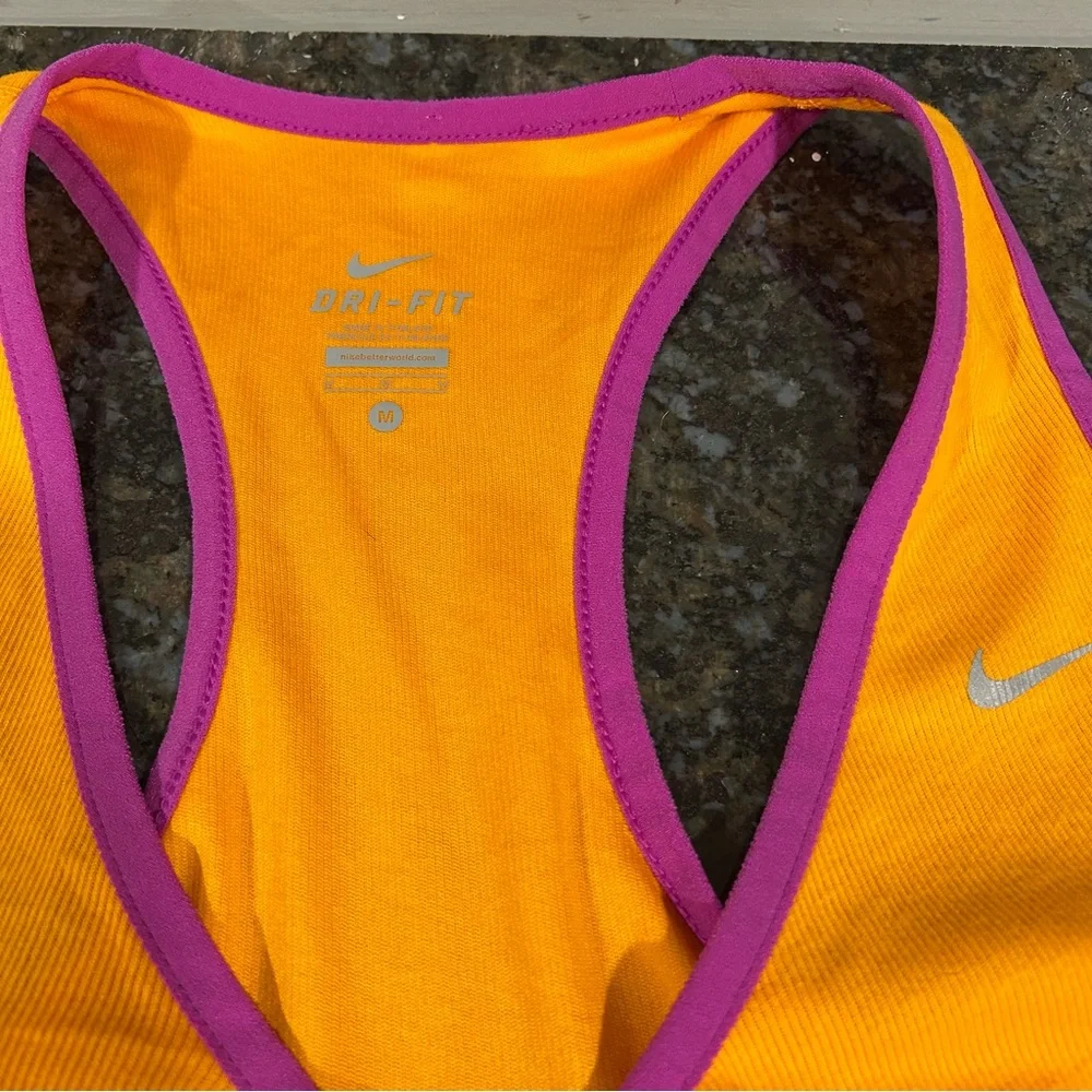 Nike Razor Back Running Tank Top Dri Fit Womens Medium EUC
